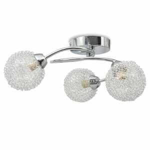 vidaXL laelamp 3 G9 pirnile, 120 W