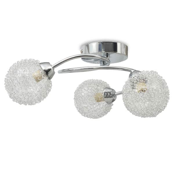 vidaXL laelamp 3 G9 pirnile, 120 W