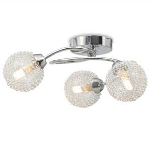vidaXL laelamp 3 LED-pirniga, G9 120 W