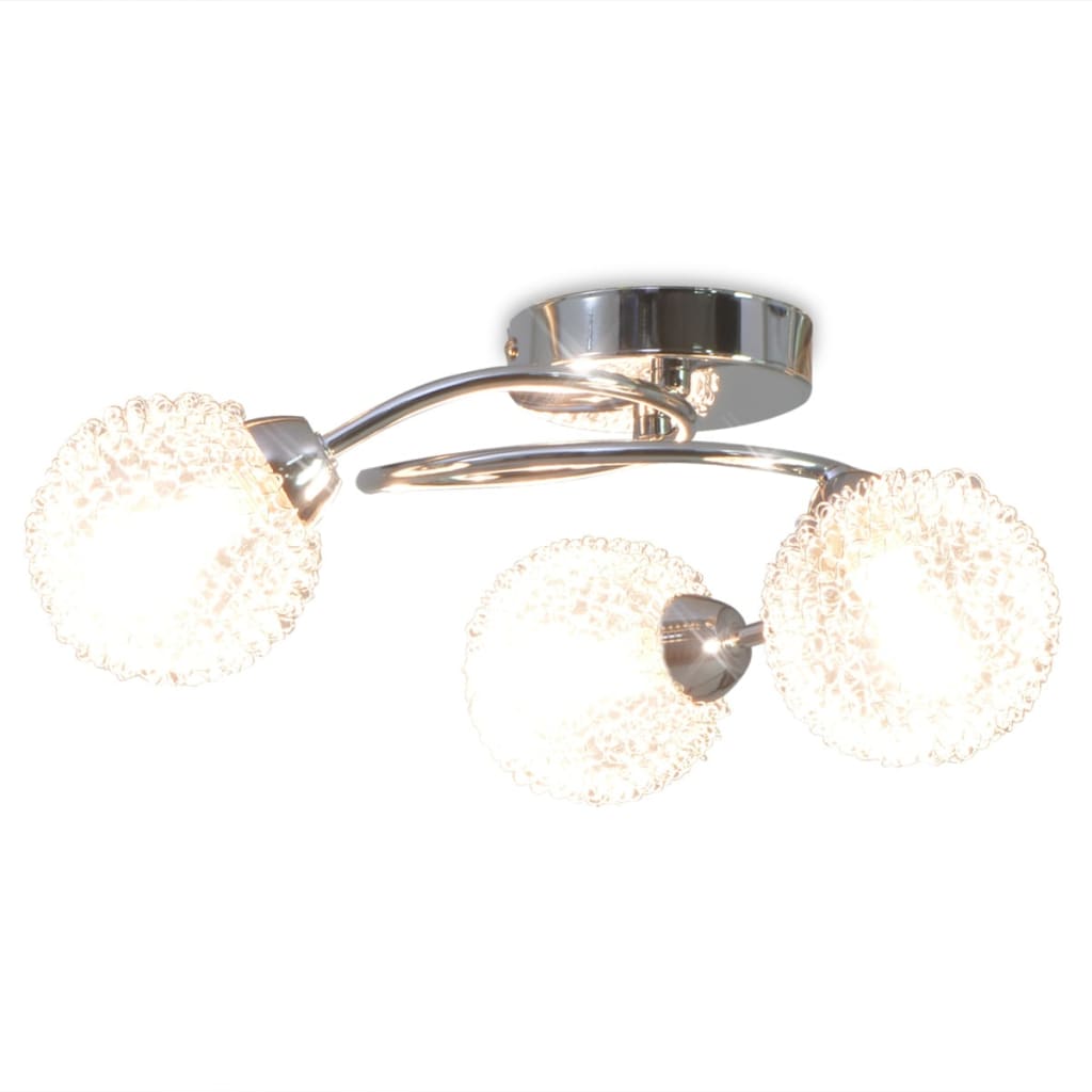 VidaXL - vidaXL Plafondlamp met 3 LED-lampen G9 120 W
