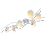 vidaXL Taklampe med 6 LED-Pærer G9 240 W
