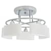 vidaXL laelamp ellipsikujuline klaasist kuplitega 5 E14 pirnile, 200 W