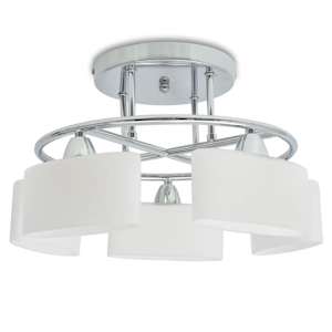 vidaXL laelamp ellipsikujuline klaasist kuplitega 5 E14 pirnile, 200 W