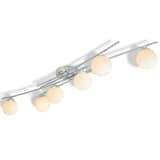 vidaXL Taklampe med 6 LED-lamper G9 240 W
