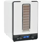 vidaXL Deshidrator de alimente cu 10 tăvi, 550 W, alb