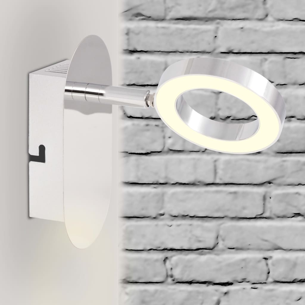 vidaXL LED-wandlamp met 1 lamp warm wit