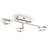 vidaXL Lámpara LED de techo / pared con 3 luces blanco cálido