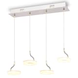 vidaXL LED-Pendelleuchte mit 4 Lampen Warmweiß