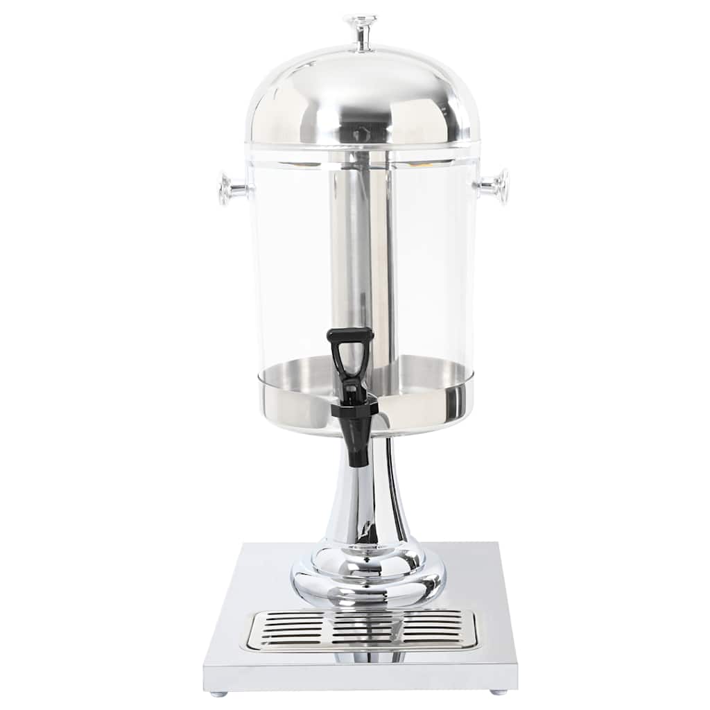 vidaXL Dozator de suc din oțel inoxidabil, 8L