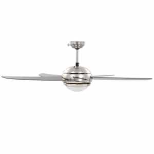 Ozdobný stropní ventilátor se světlem 128 cm hnědý - obrázek 5