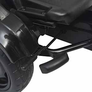 Šlapací motokára s nastavitelným sedátkem černá - obrázek 5