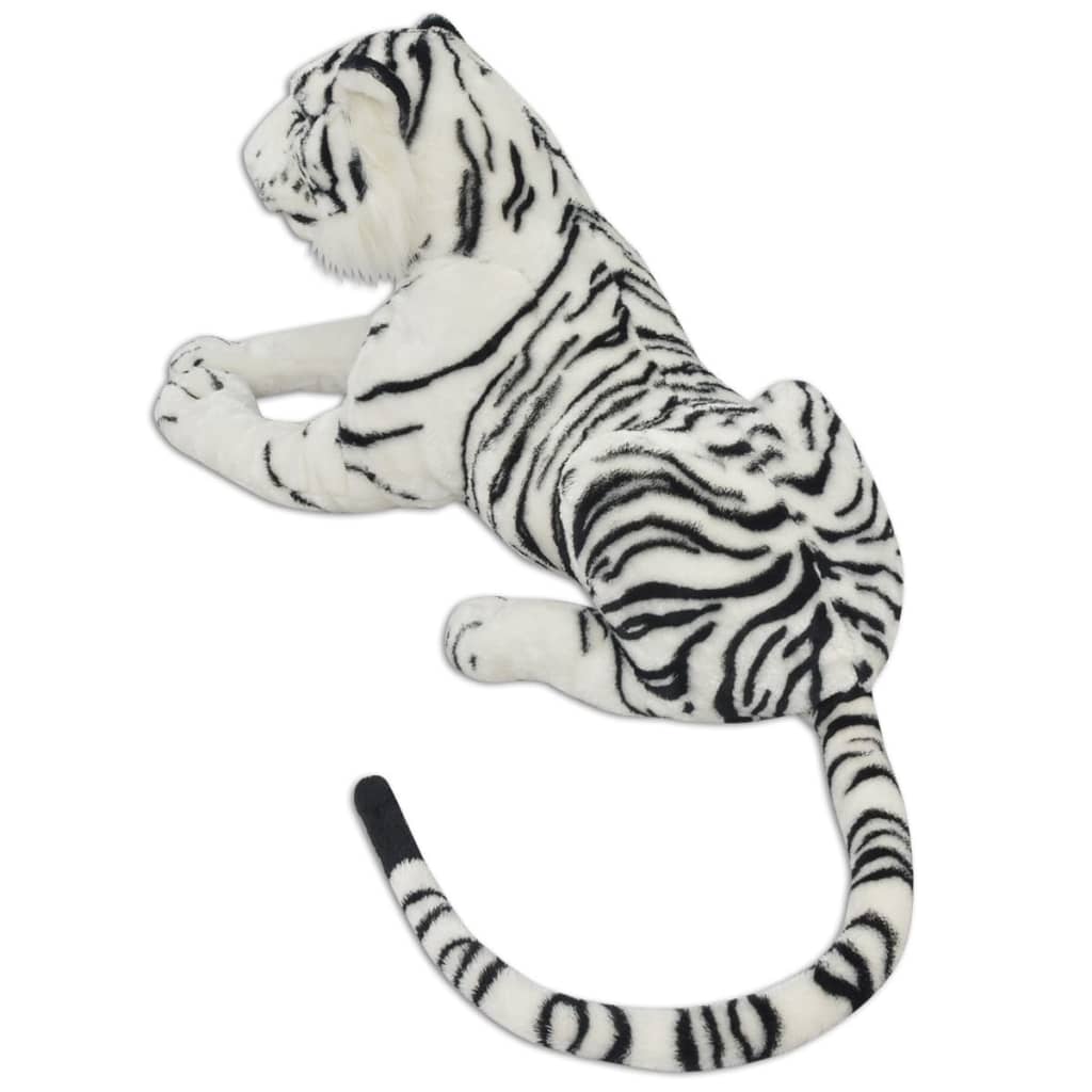 XXL fehér tigris plüssjáték 