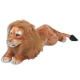 vidaXL Lion Toy Plush Brown XXL