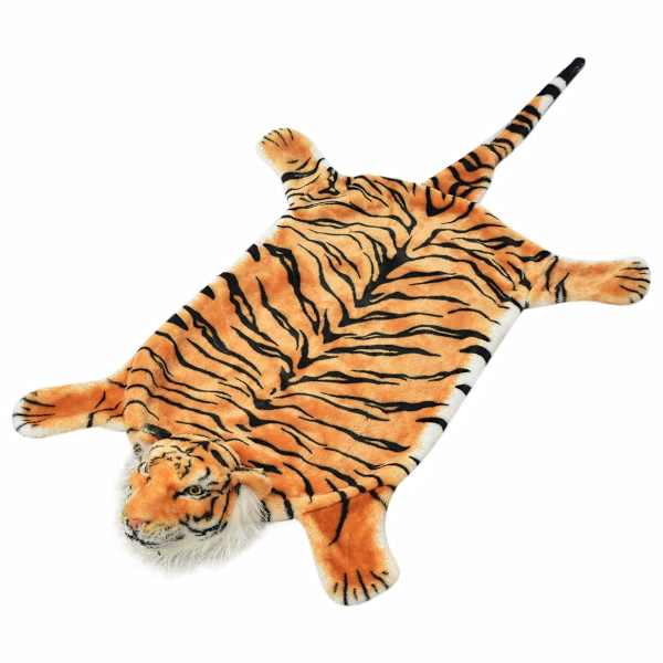 vidaXL tiigrikujuline vaip, pl&uuml;&uuml;s 144 cm pruun