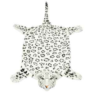 Plyšový koberec leopard 139 cm bílý - obrázek 2