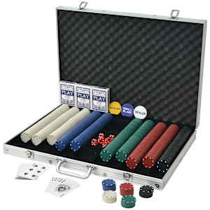 Poker set s 1000 žetony hliník - obrázek 2