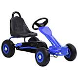 vidaXL Pedal Go-Kart mit Luftreifen Blau