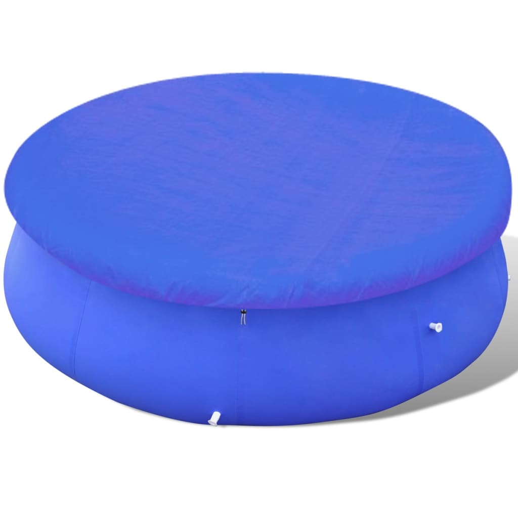 vidaXL Prelată piscină din PE, rotund, 460 cm, 90 g/m²