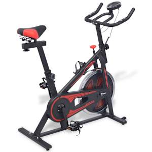 vidaXL pulsianduriga veloergomeeter must ja punane