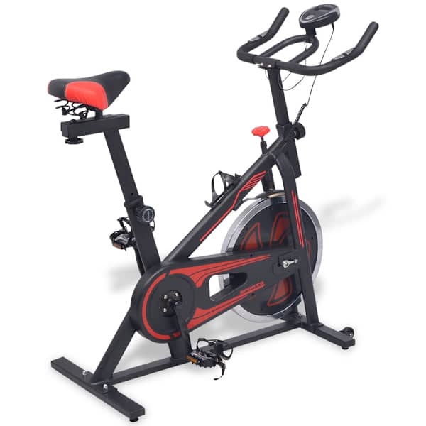 vidaXL pulsianduriga veloergomeeter must ja punane