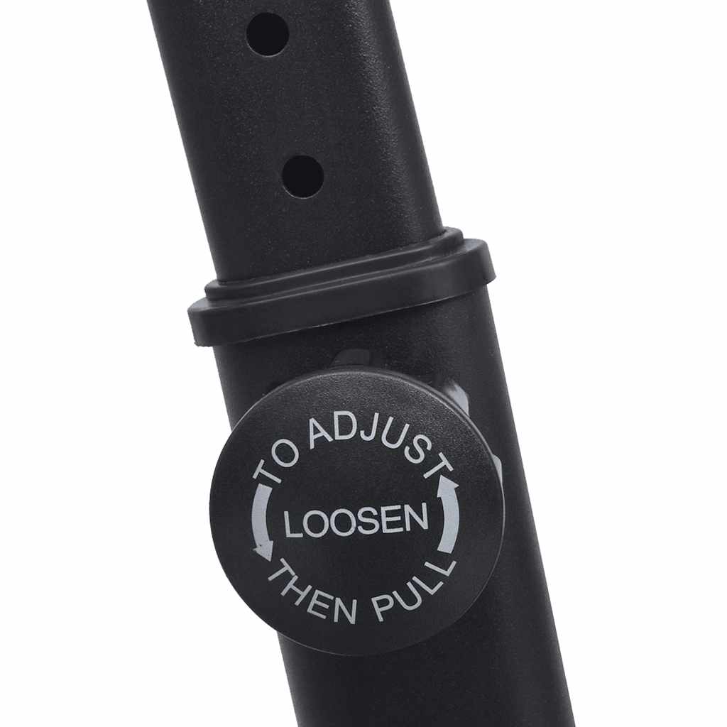 Cyclette Ellittica Con Sensori A Impulso Nera E Rossa VidaXL 15 width=274