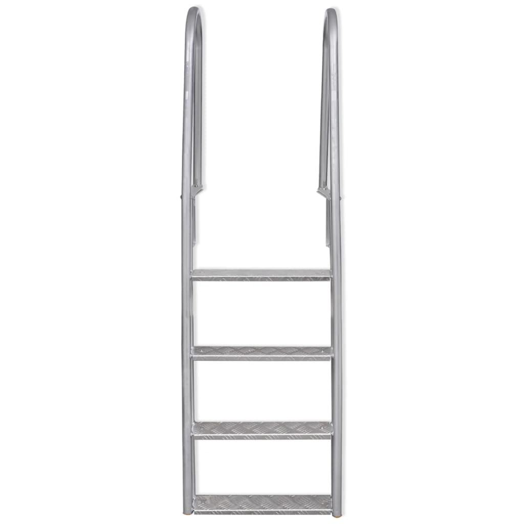 vidaXL Bazénové schodíky/rebrík k bazénu, 4-stupňový, 167 cm