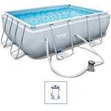 Bestway Power Steel Rektangulär pool 282x196x84 cm 56629