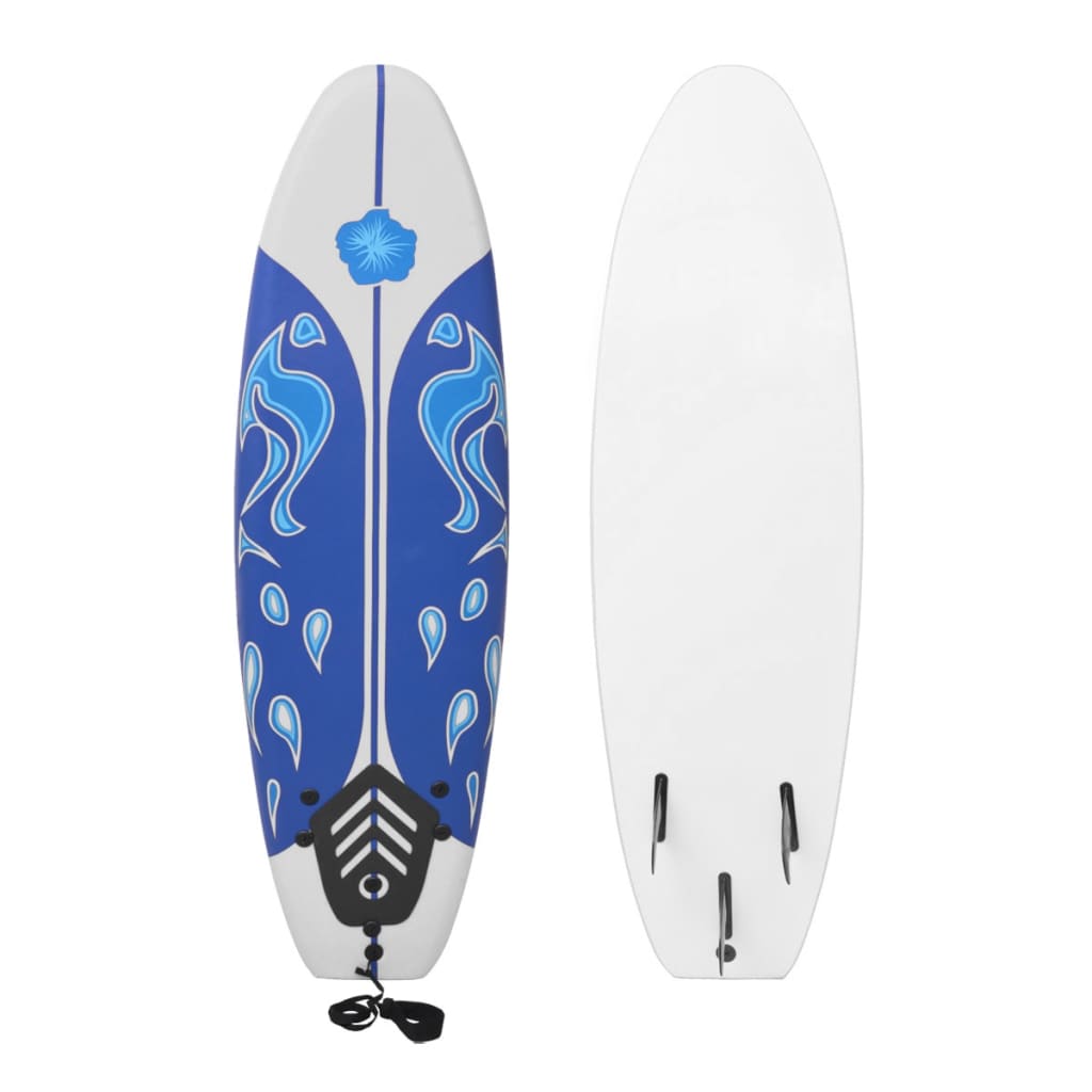 vidaXL Placă de surf 170 cm, albastru vidaxl.ro