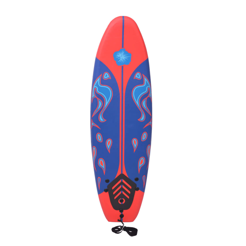 Surfové prkno modro-červené 170 cm