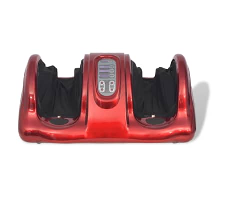 vidaXL Shiatsu masážní přístroj na chodidla červený