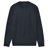 vidaXL Jersey de hombre cuello redondo azul marino XL