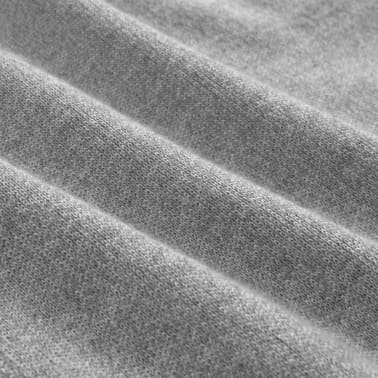 vidaXL Cardigã para homem tamanho L cinzento[4/5]