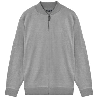 vidaXL Cardigã para homem tamanho XL cinzento[1/5]