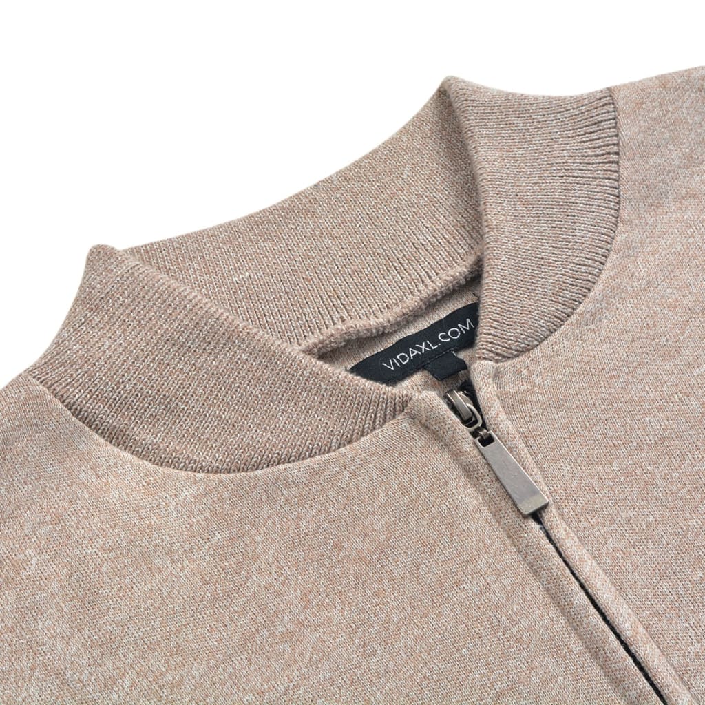 

vidaXL Herenvest beige XXL