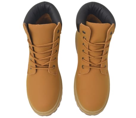 vidaXL Men’s Boots Camel Size 9.5