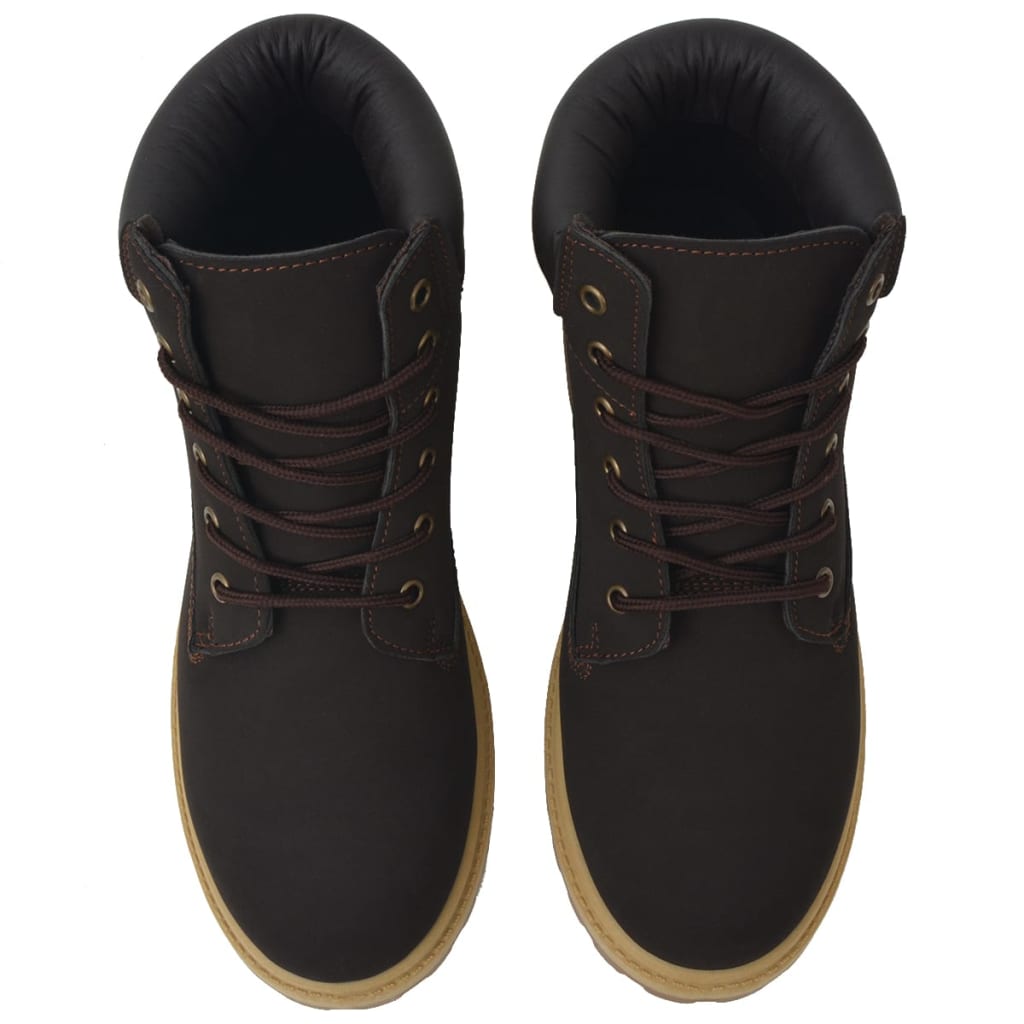 vidaXL Men’s Boots Brown Size 10.5