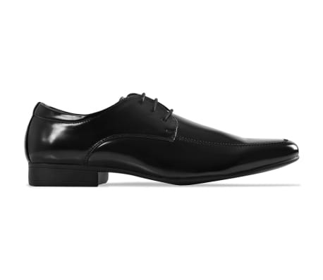 vidaXL Tuxedo Black Tie Dress Shoes Black Size 6.5