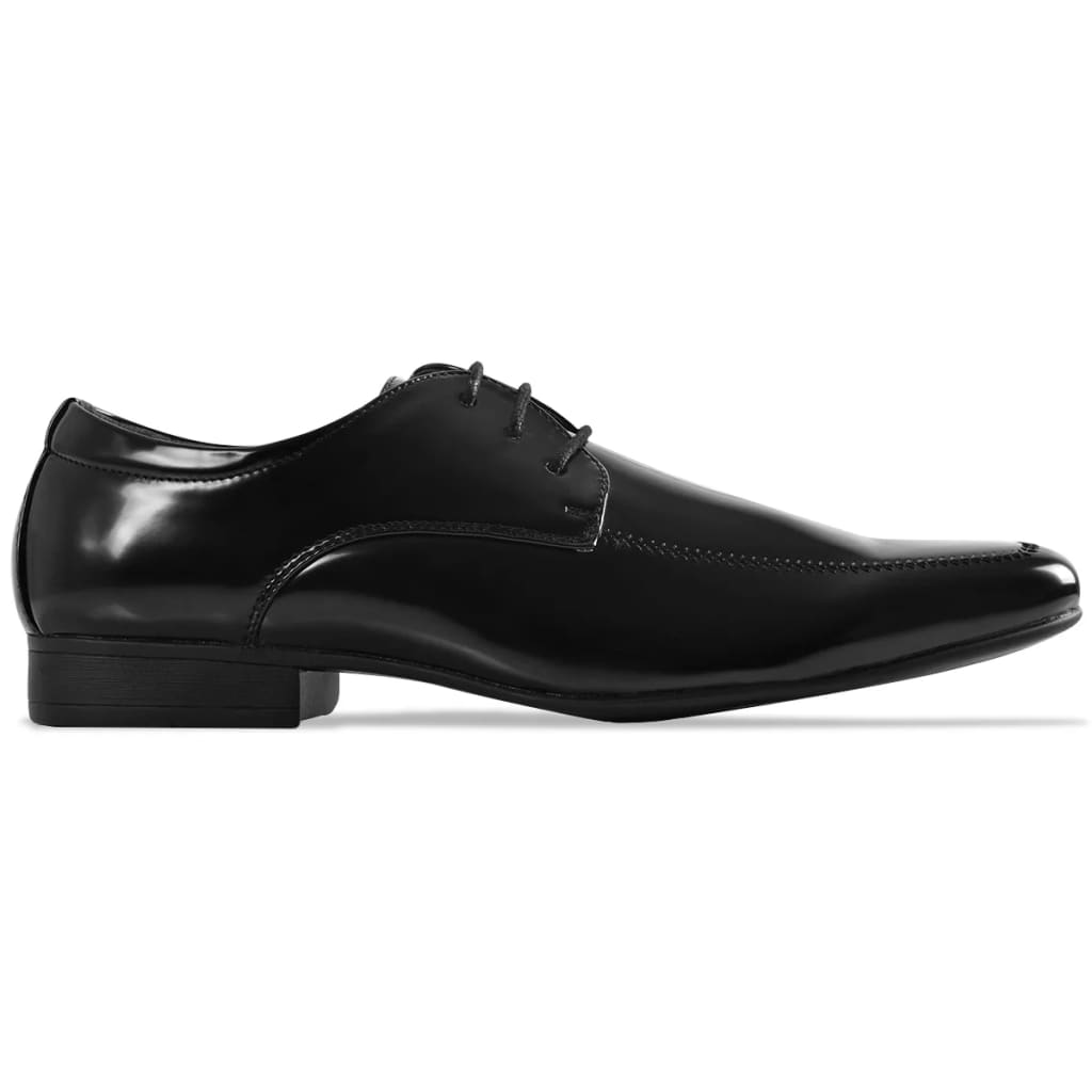 vidaXL Chaussures pour hommes de tenue de soirée Noir Pointure 42