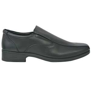 vidaXL Herren-Slipper Schwarz Gr&ouml;&szlig;e 40 PU-Leder