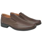 vidaXL Heren loafers bruin maat 43 PU leer