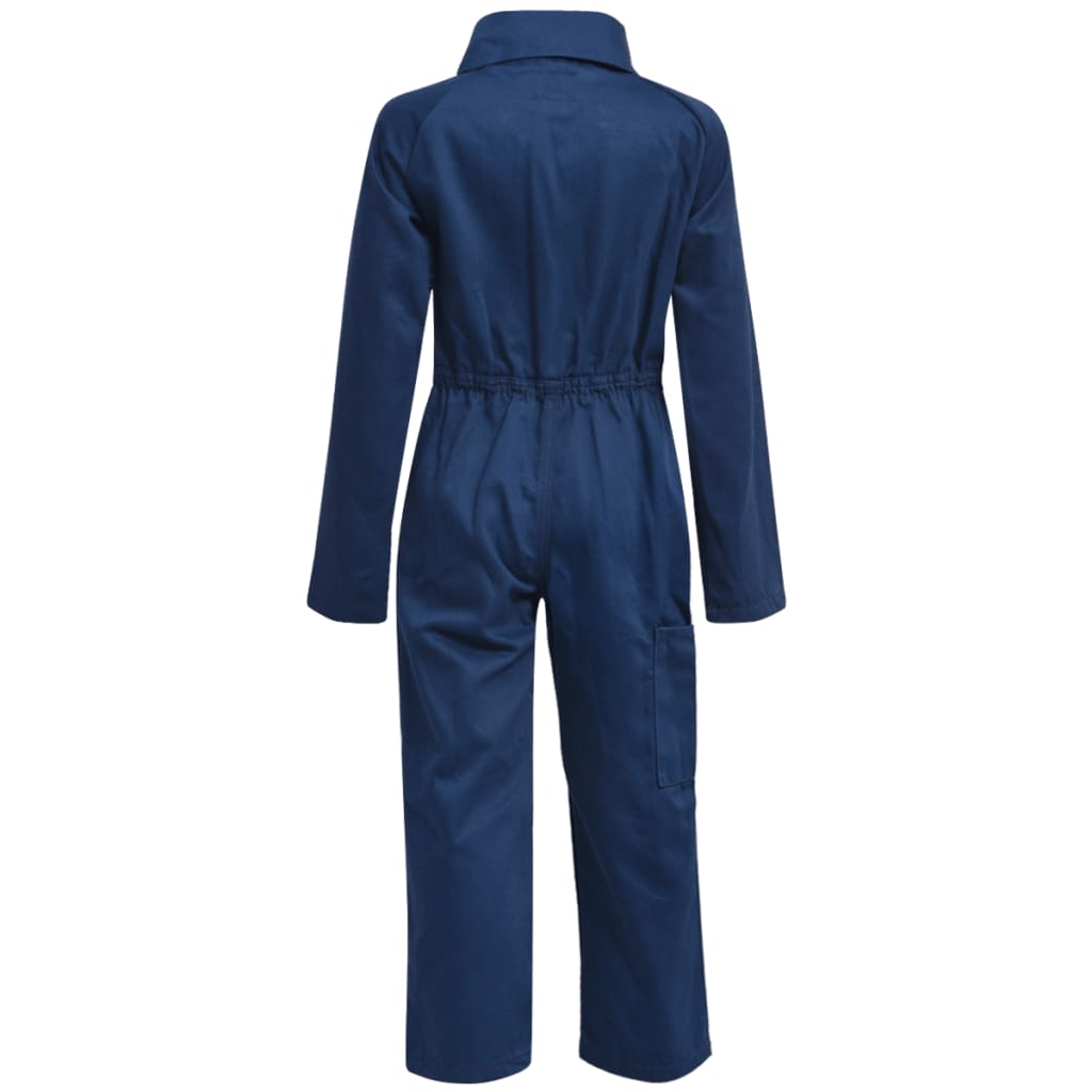 

vidaXL Kinderoverall met mouwen maat 122/128 blauw