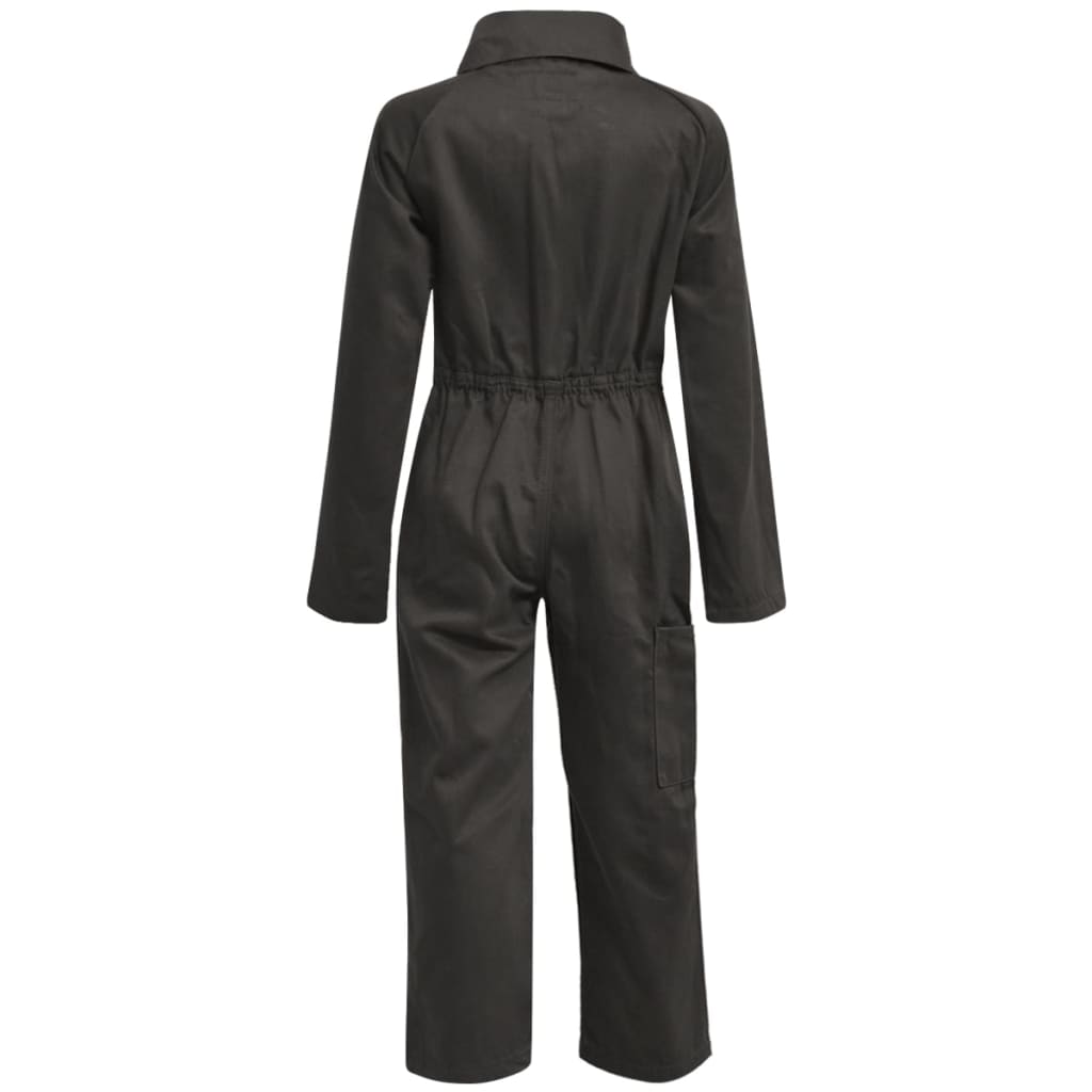 

vidaXL Kinderoverall met mouwen maat 134/140 grijs