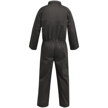vidaXL Salopette de travail V/êtement de travail pour hommes Taille M Gris