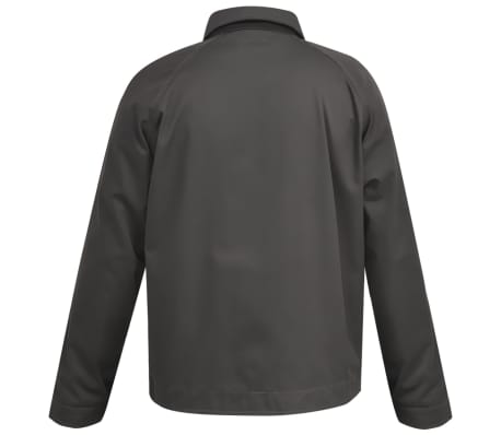 vidaXL Men's Work Jacket Size M Grey