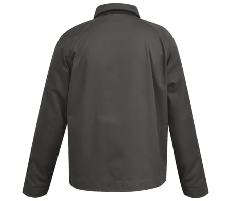 vidaXL Men's Work Jacket Size L Grey