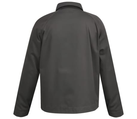 vidaXL Chaqueta de trabajo de hombre talla XXL gris