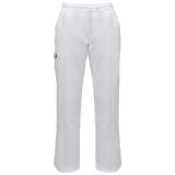 vidaXL Pantaloni bucătar, talie cu șiret, mărime XL, alb, 2 buc.
