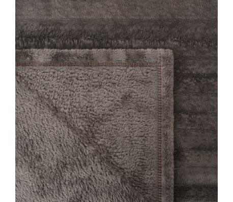 vidaXL Coperta Decorativa in Pelliccia Ecologica Grigia 150x200 cm