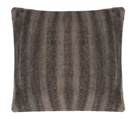 vidaXL Cushion Covers 2 pcs Faux Fur 50x50 cm Grey