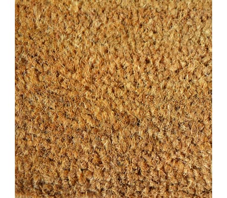 vidaXL Doormat Coir 17 mm 80x100 cm